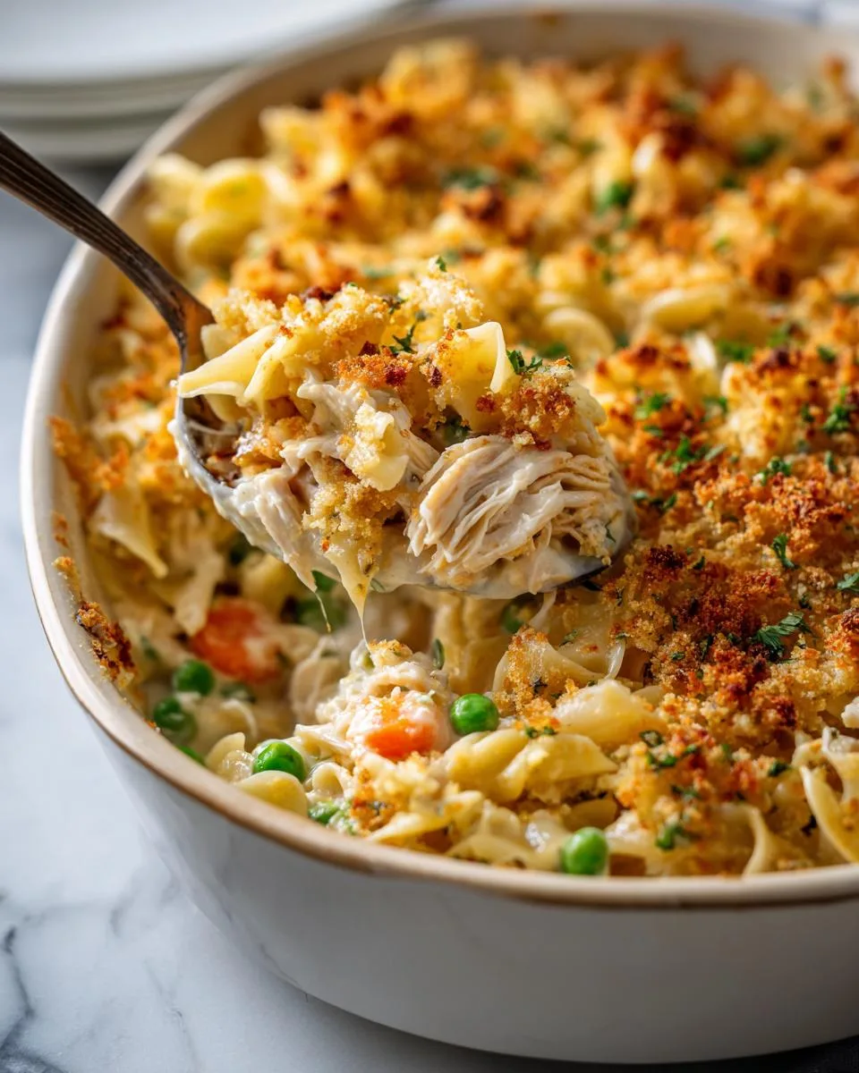 Chicken Noodle Casserole - detail 3