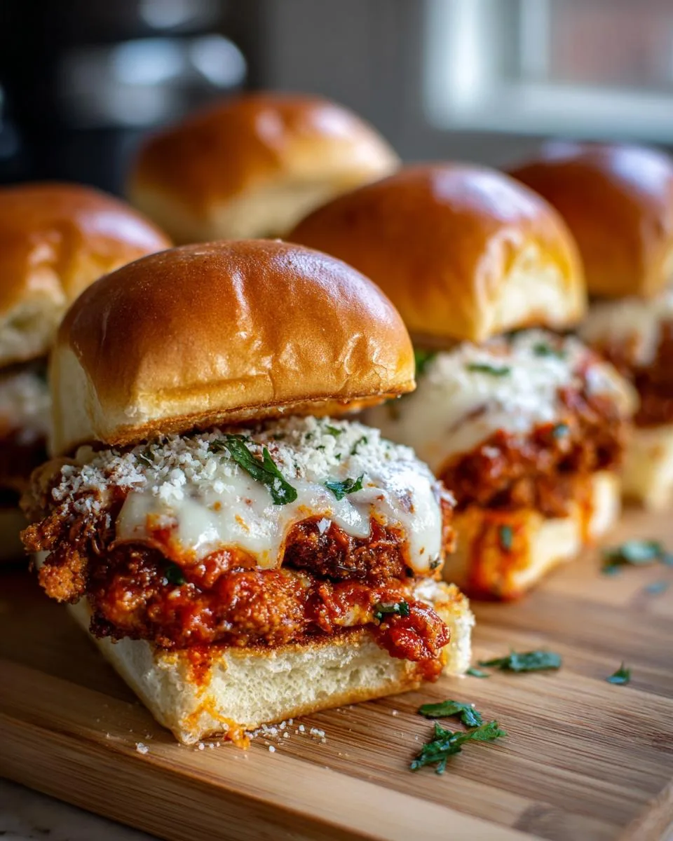 Chicken Parmesan Sliders - detail 1