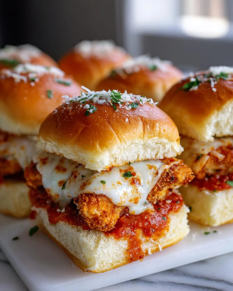 Chicken Parmesan Sliders - detail 3