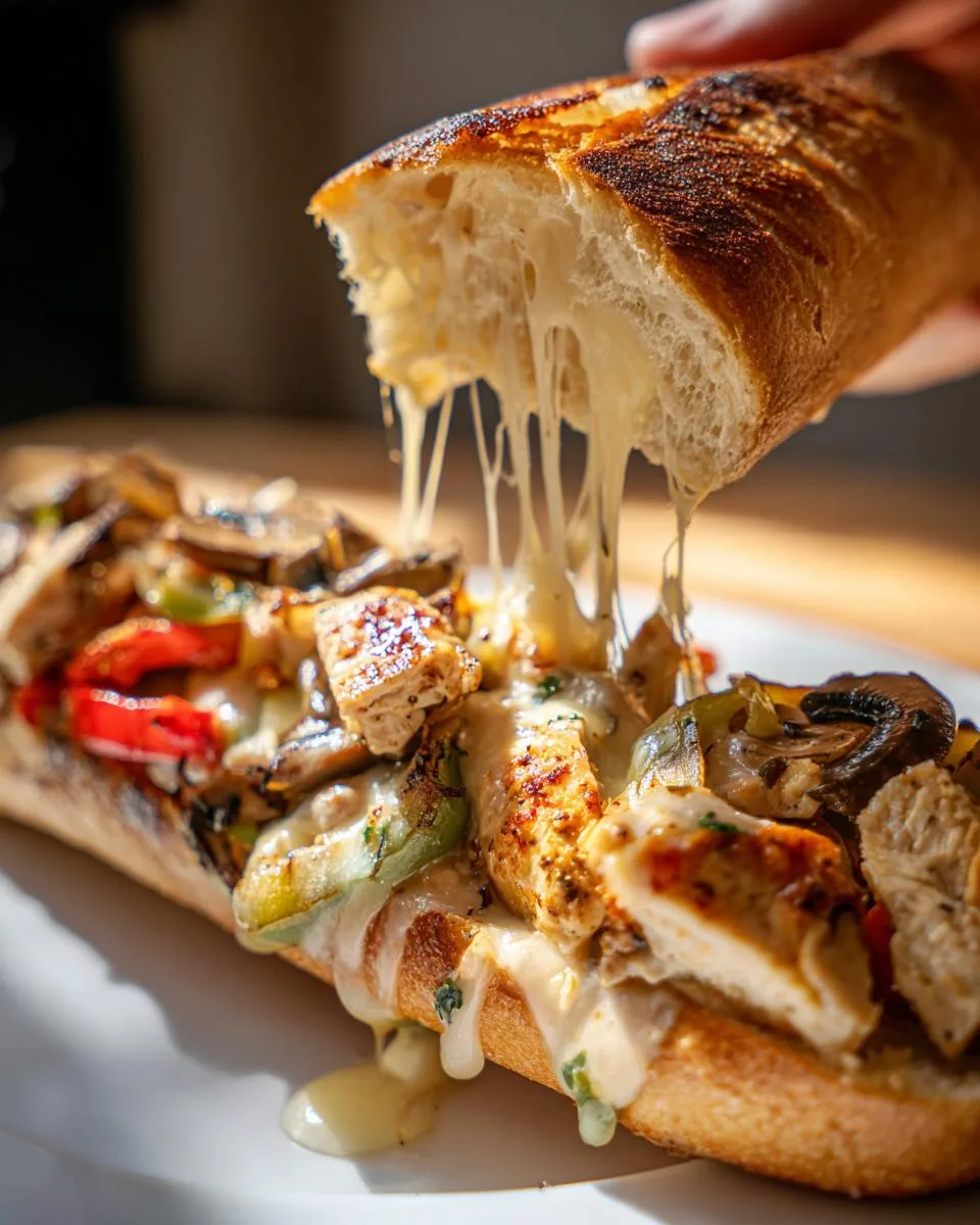 Chicken Philly Cheesesteak - detail 2
