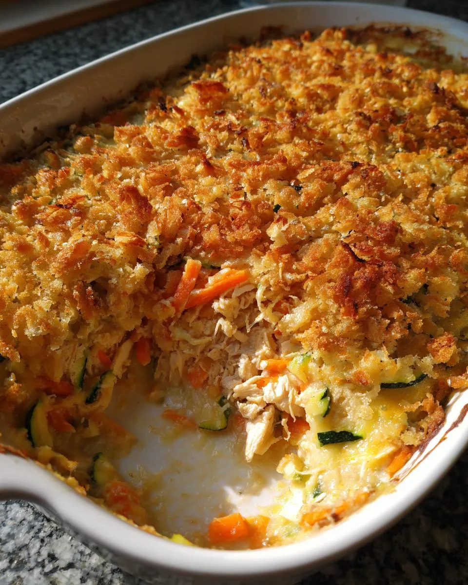 Chicken Zucchini Casserole - detail 1