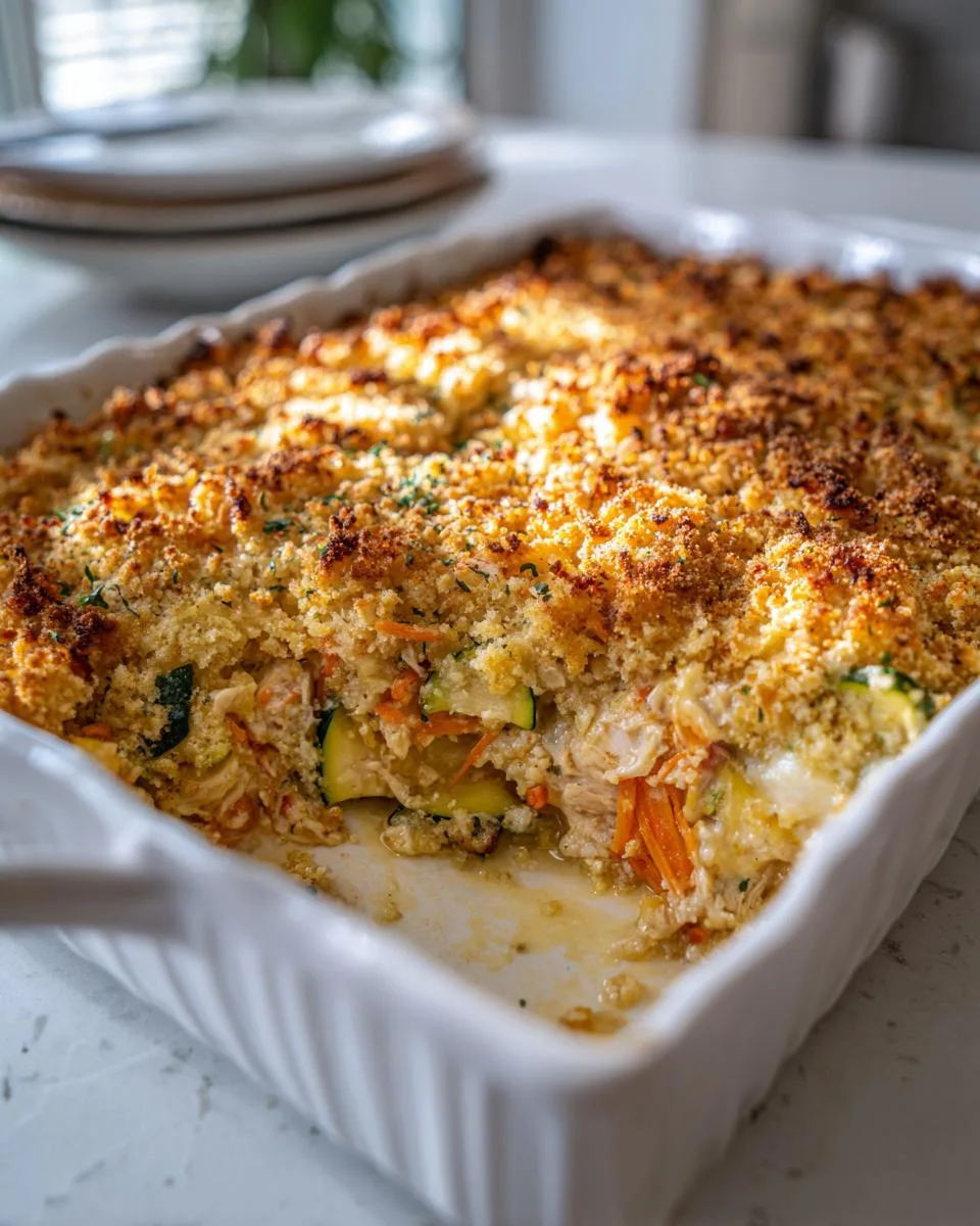 Chicken Zucchini Casserole - detail 2