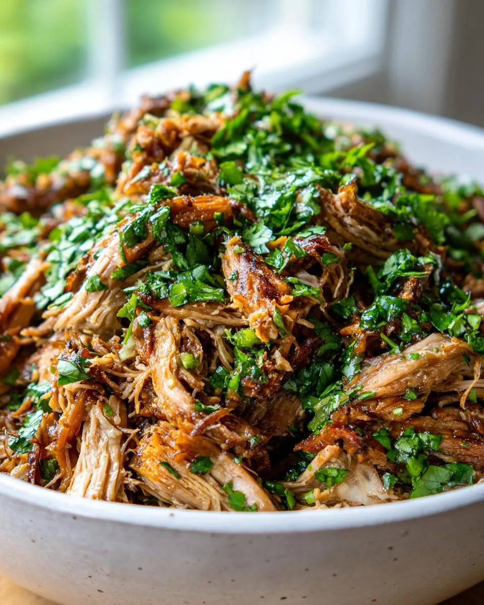 Cilantro Lime Pork Crockpot - detail 2