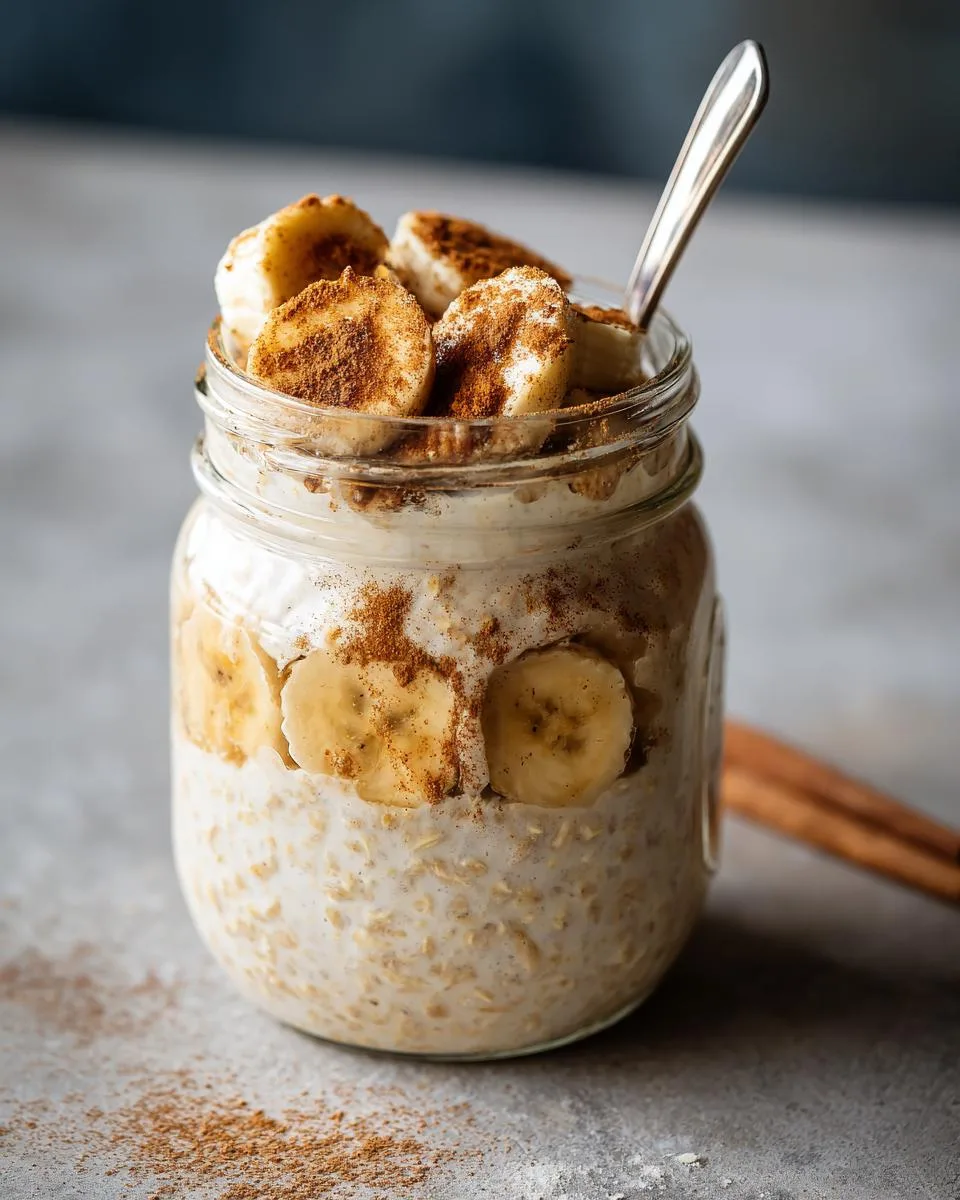Cinnamon Banana Overnight Oats - detail 3