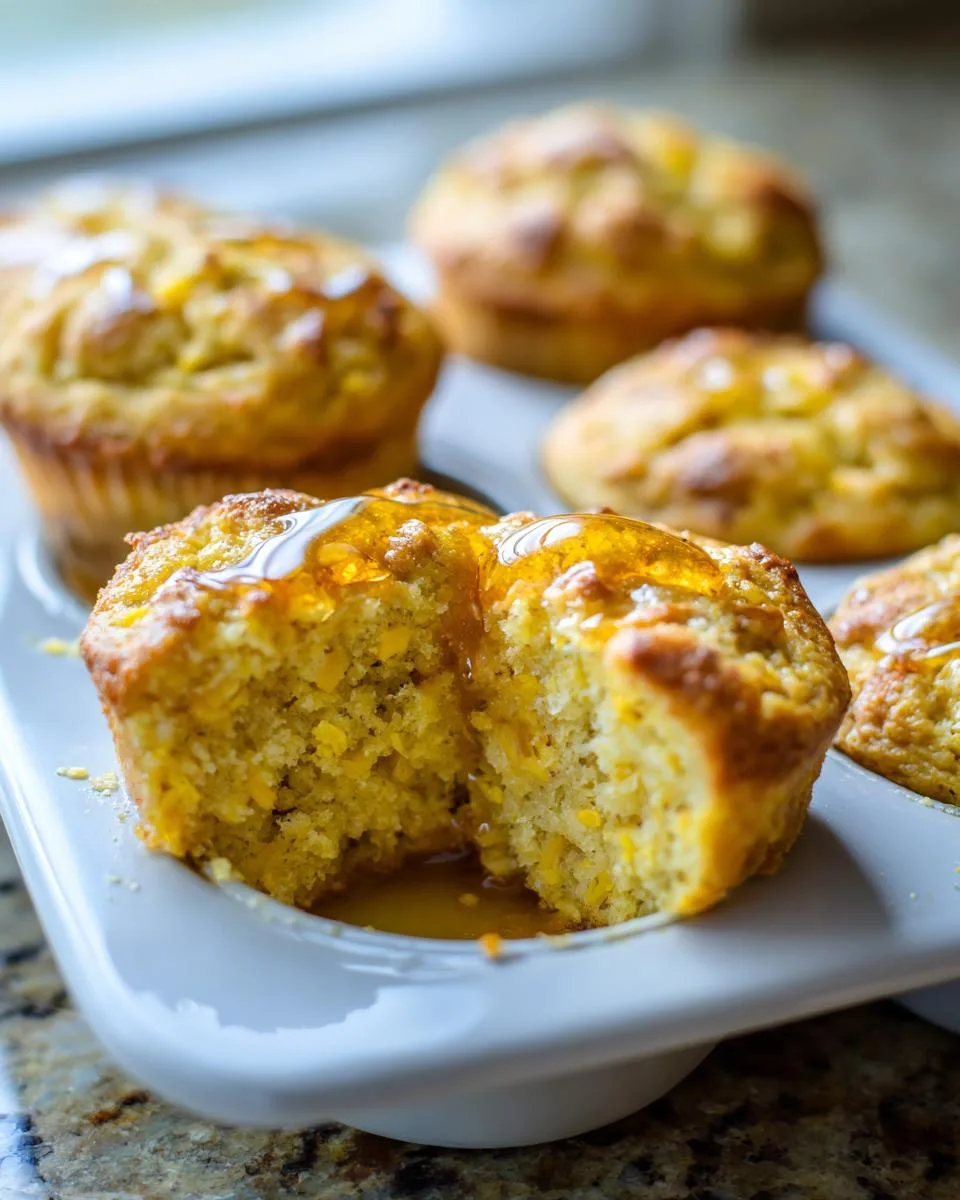 Cornbread Breakfast Muffins - detail 2
