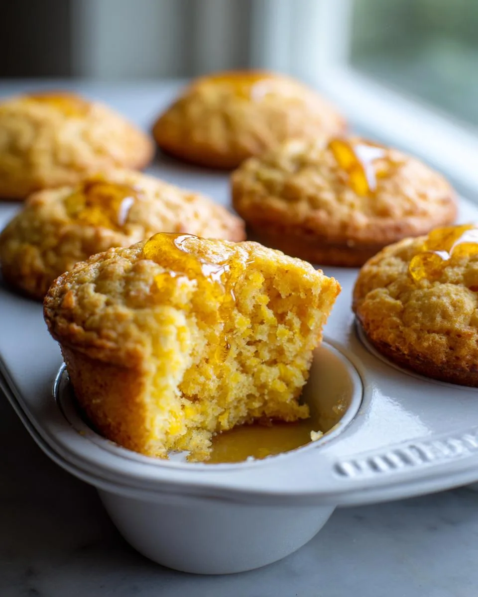 Cornbread Breakfast Muffins - detail 3