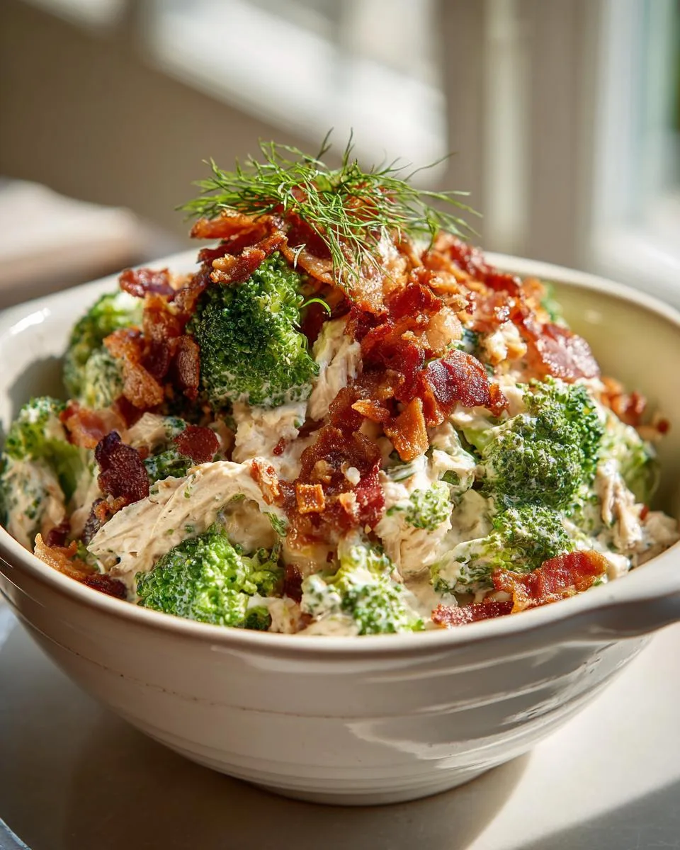 Cottage Cheese Broccoli Chicken Salad - detail 1