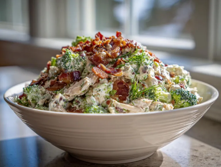 Cottage Cheese Broccoli Chicken Salad