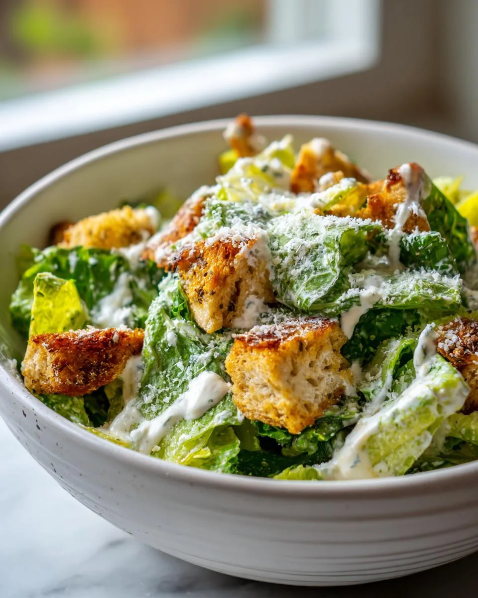 Cottage Cheese Caesar Chicken Salad - detail 2