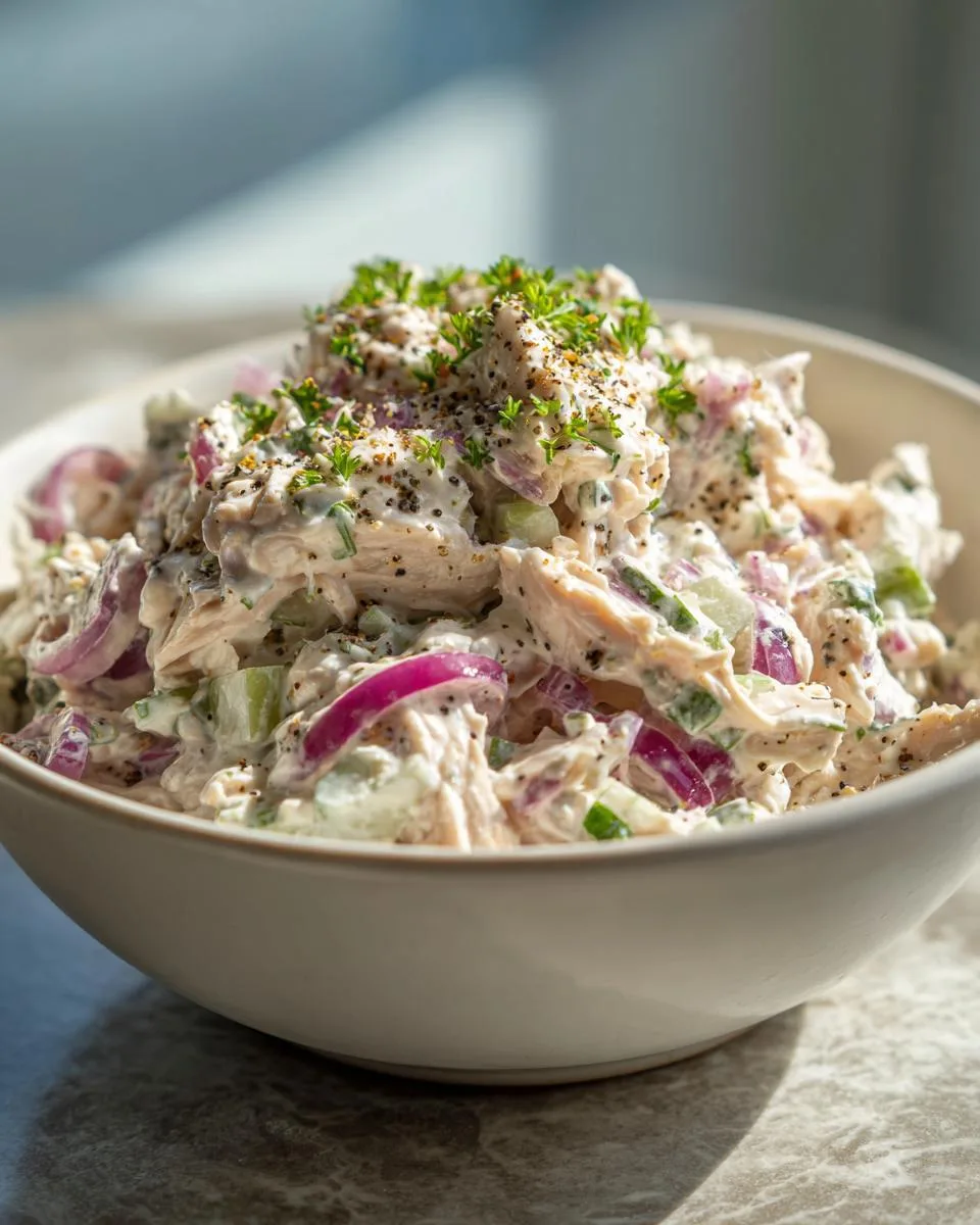 Cottage Cheese Pickle Chicken Salad - detail 2