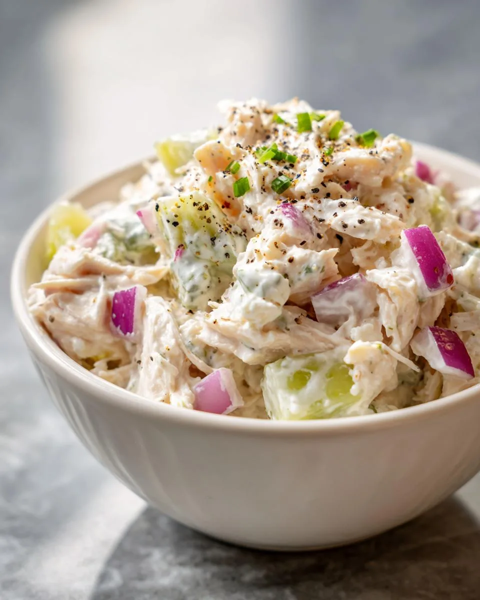 Cottage Cheese Pickle Chicken Salad - detail 3