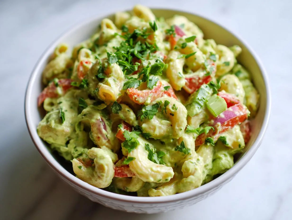 Creamy Avocado Macaroni Salad Recipe: 5-Star Summer Favorite