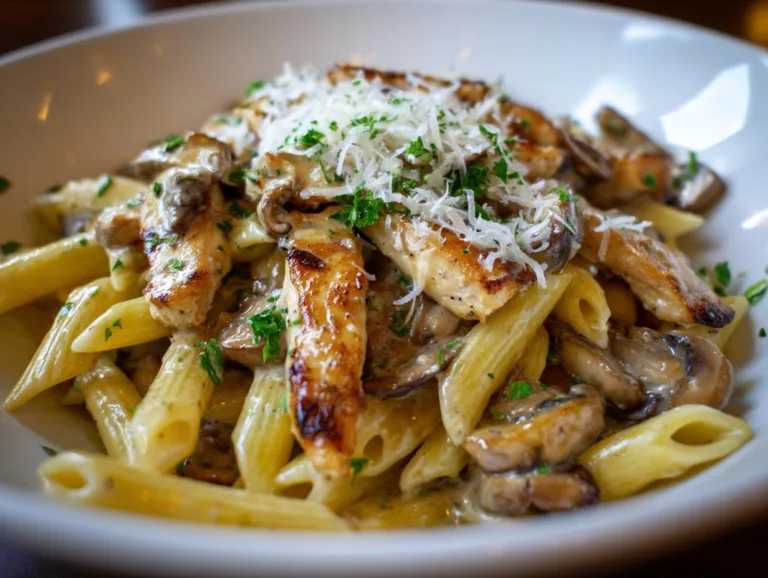 Creamy Chicken and Mushroom Pasta