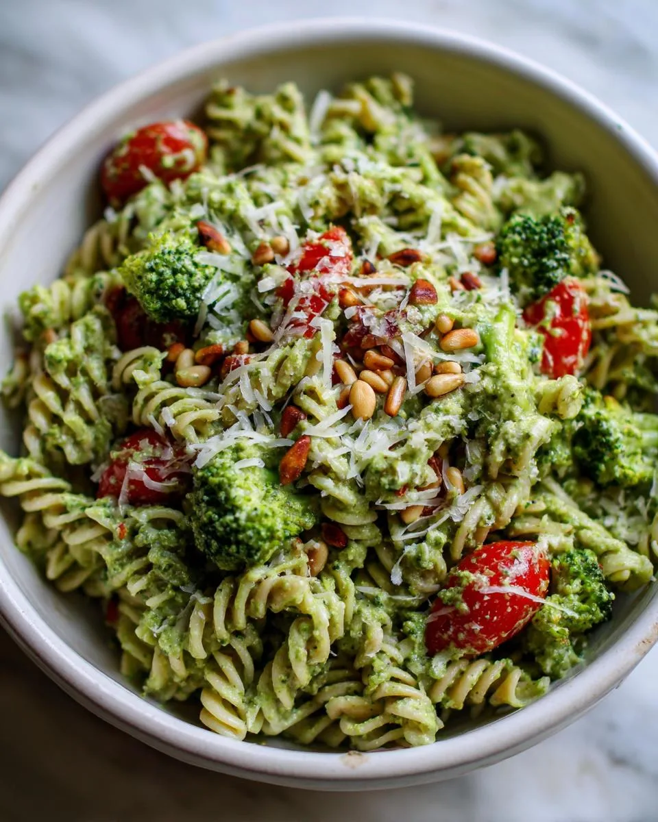 Creamy Pesto Veggie Pasta Salad - detail 1