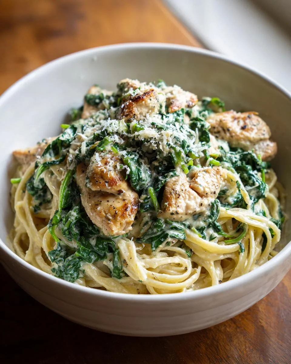 Creamy Spinach Chicken Pasta Comforting Masterpiece Good Ol Recipes creamy-spinach-chicken-pasta-comforting-masterpiece-good-ol-recipes