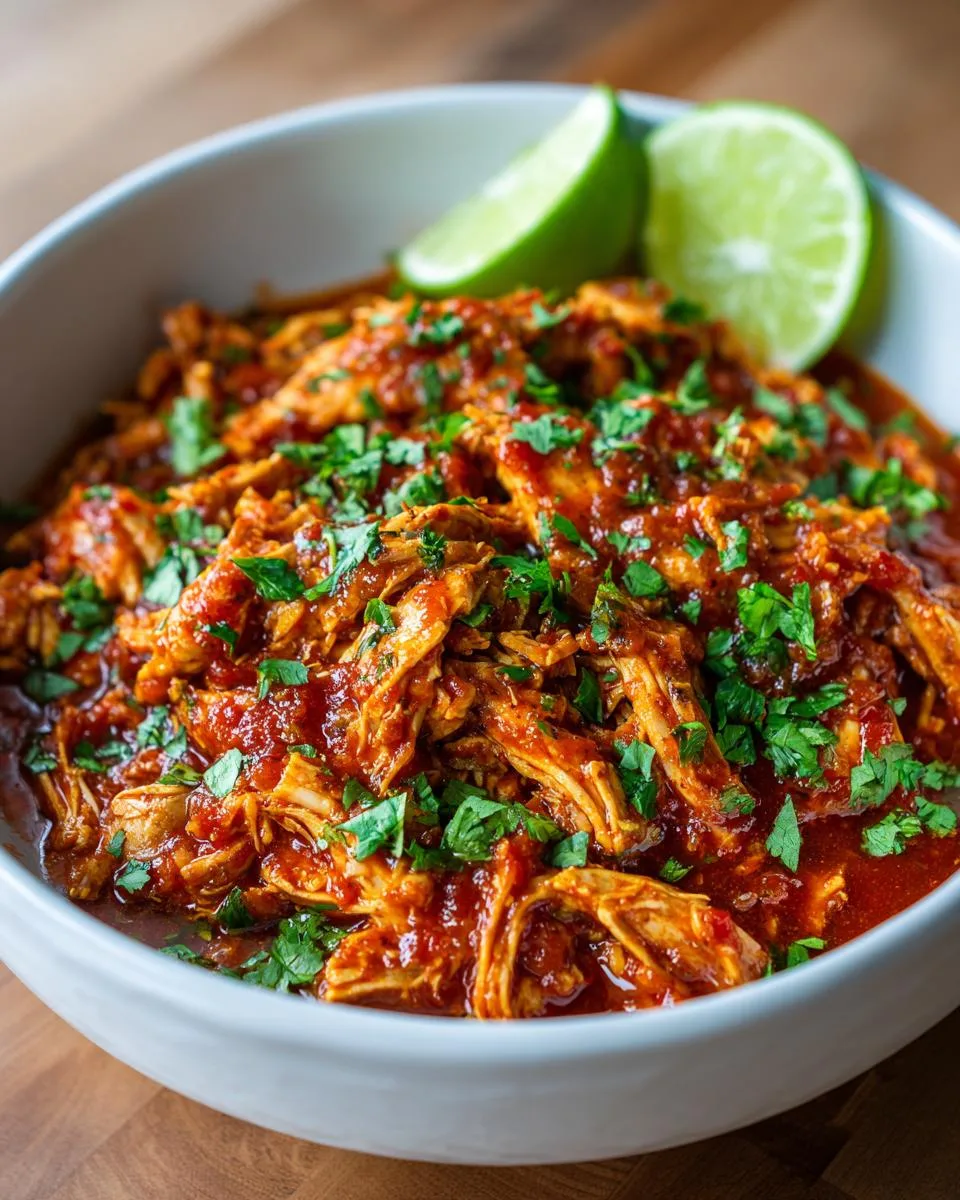 Crockpot Salsa Chicken - detail 1