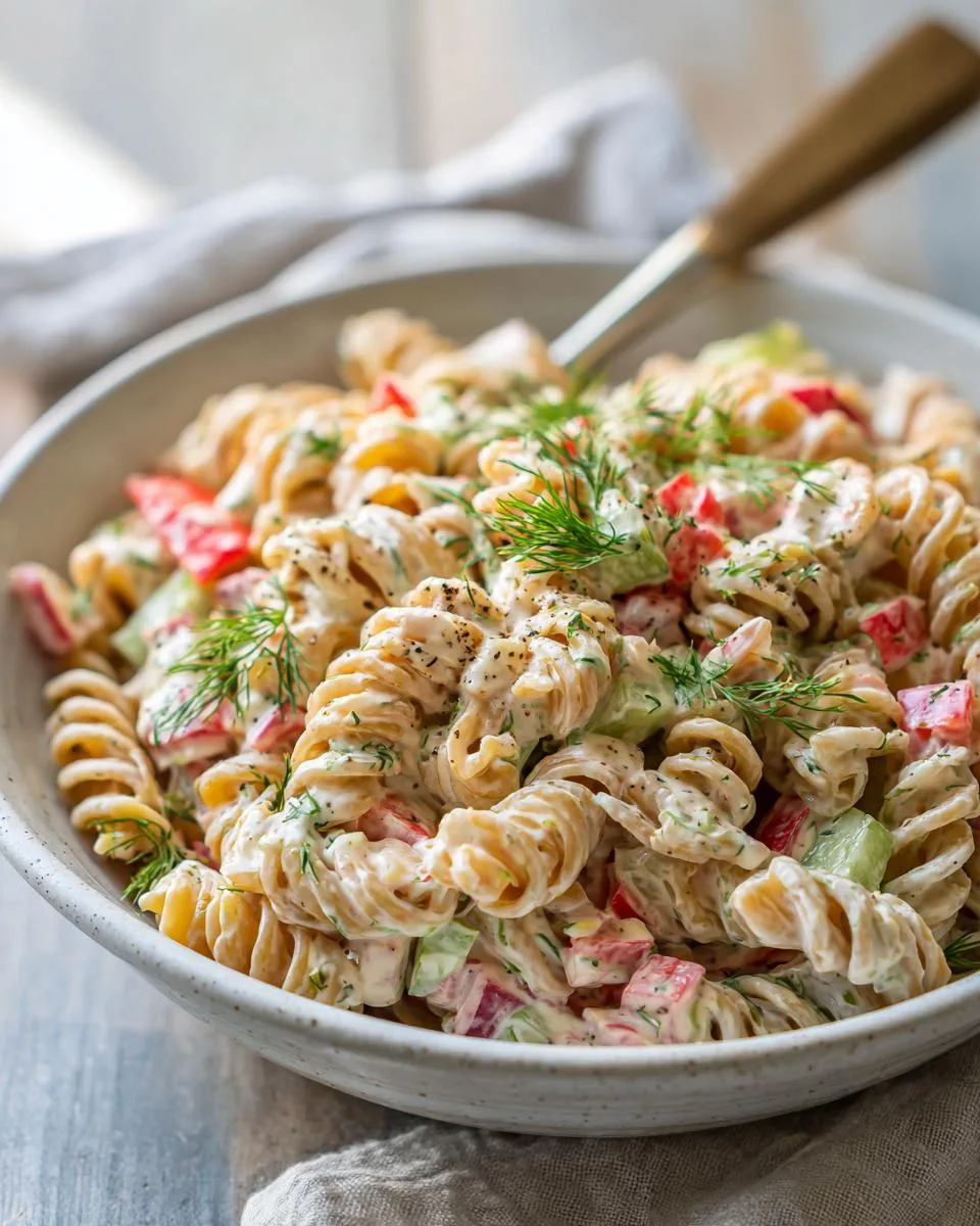 Dill Pickle Pasta Salad Recipe - detail 2