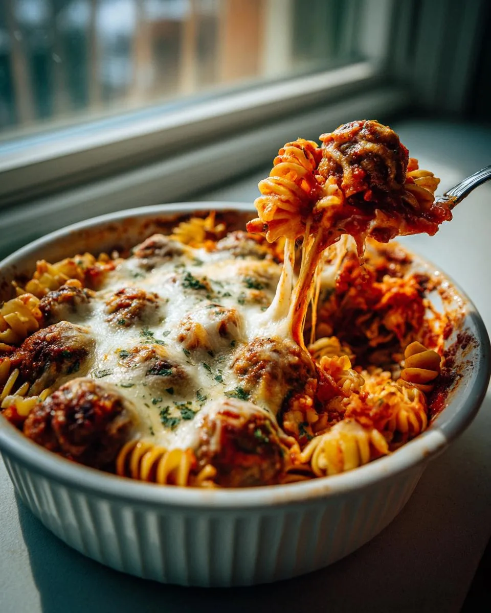 Dump and Bake Meatball Casserole - detail 3