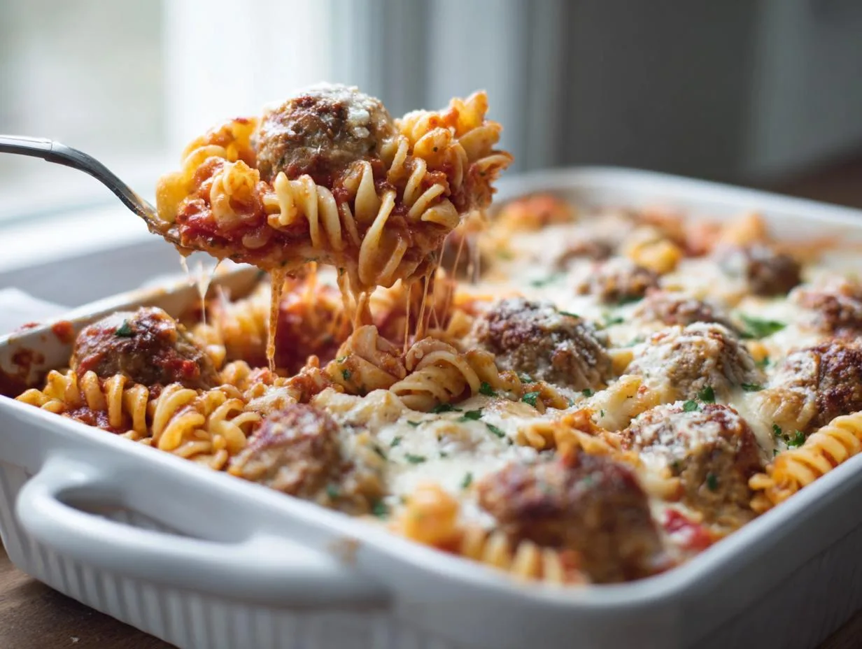 Grandma’s 30-Minute Dump and Bake Meatball Casserole Magic
