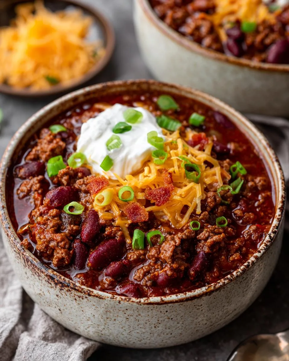 Easy Homemade Beef Chili - detail 2