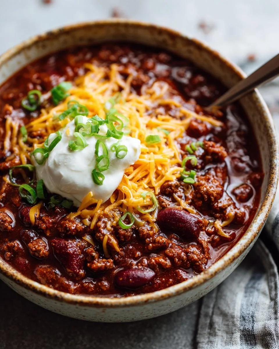 Easy Homemade Beef Chili - detail 3