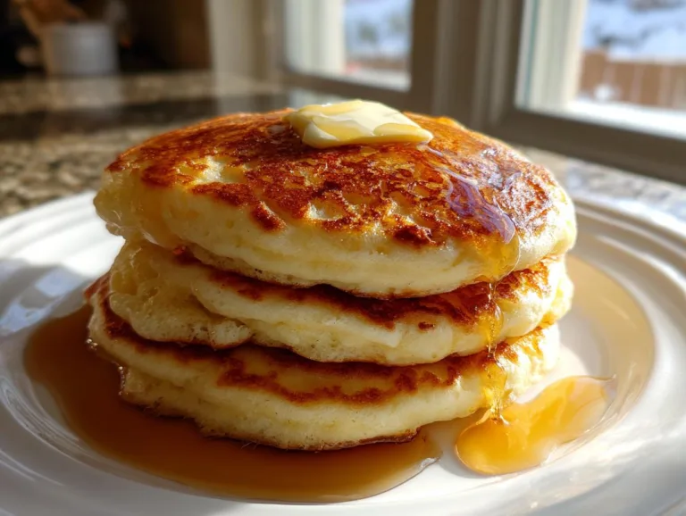 Fluffy Old-Fashioned Pancakes