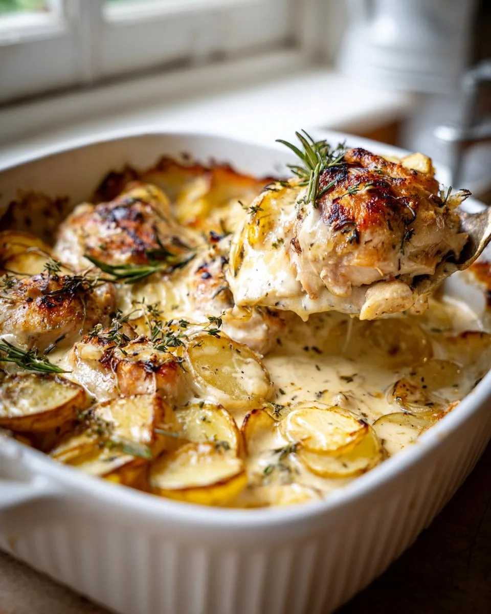Garlic Butter Chicken Potato Bake - detail 3