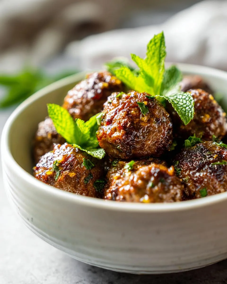 Greek Beef Meatballs - detail 1