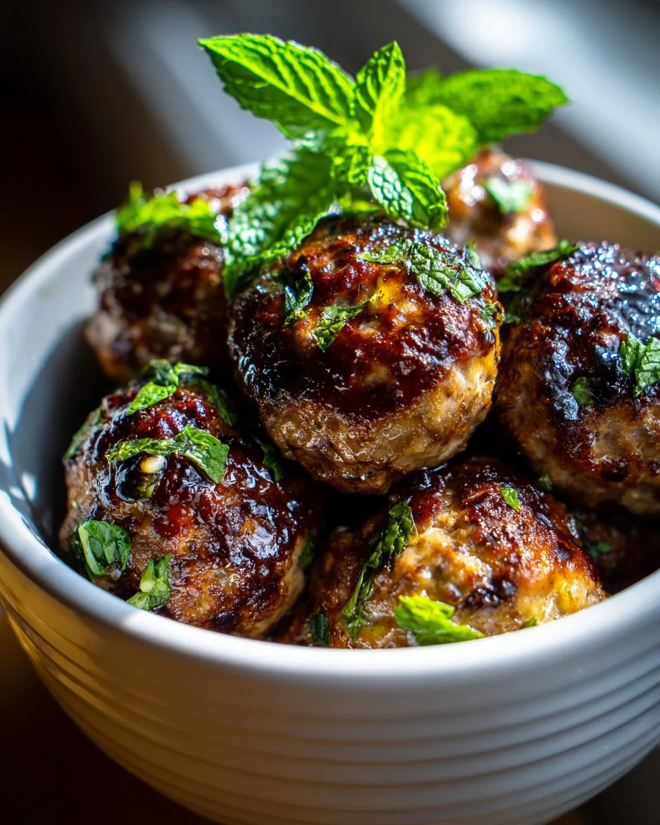 Greek Beef Meatballs - detail 2