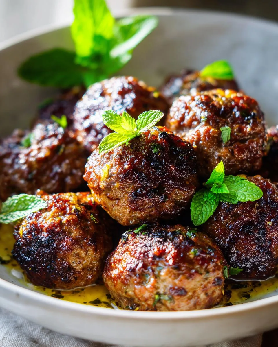 Greek Beef Meatballs - detail 3