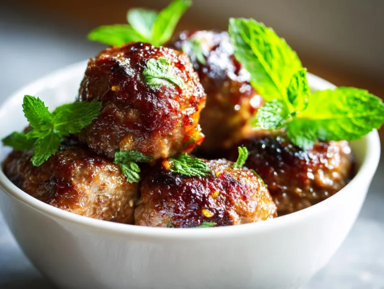 Greek Beef Meatballs