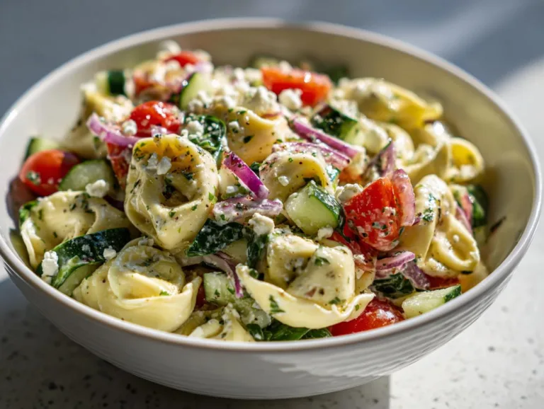 Greek Tortellini Pasta Salad Recipe