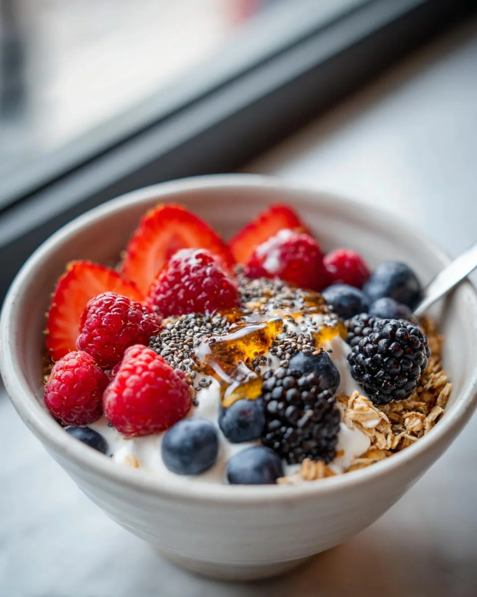 Greek Yogurt Berry Breakfast Bowls - detail 3