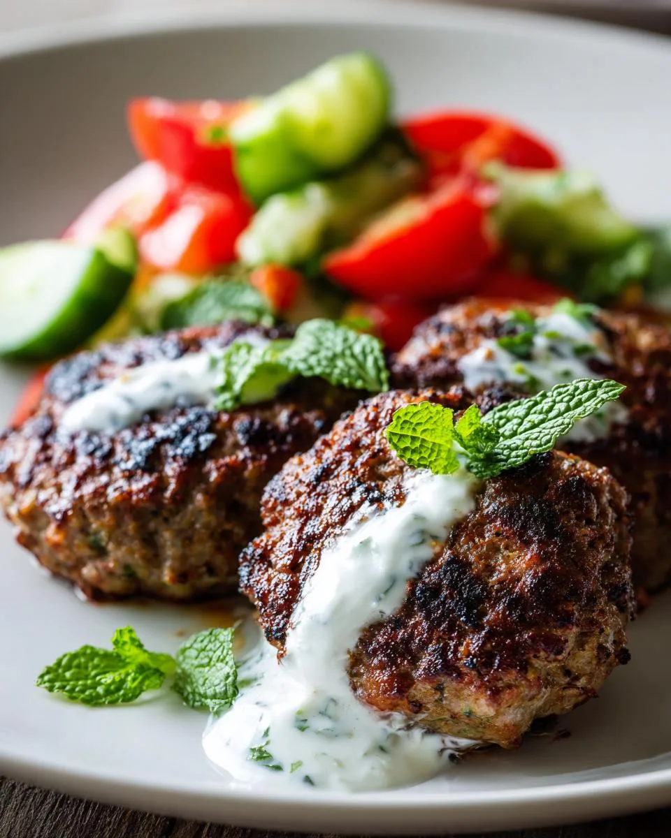 Grilled Ground Beef Kofta - detail 1