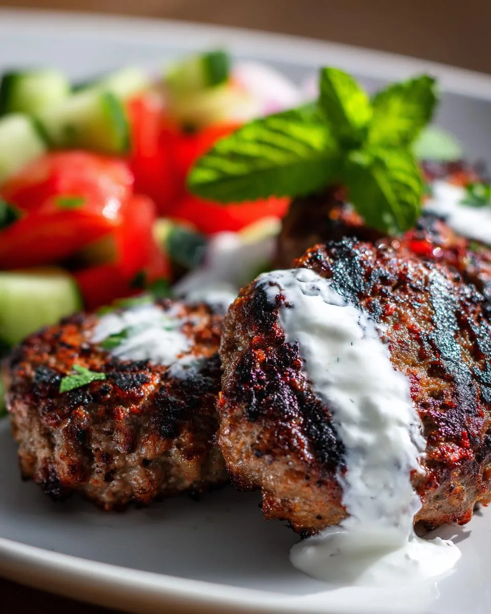 Grilled Ground Beef Kofta - detail 2