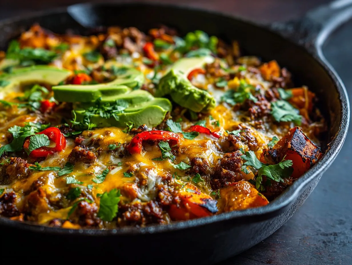 Ground Beef Sweet Potato Skillet – Hearty Comfort Magic