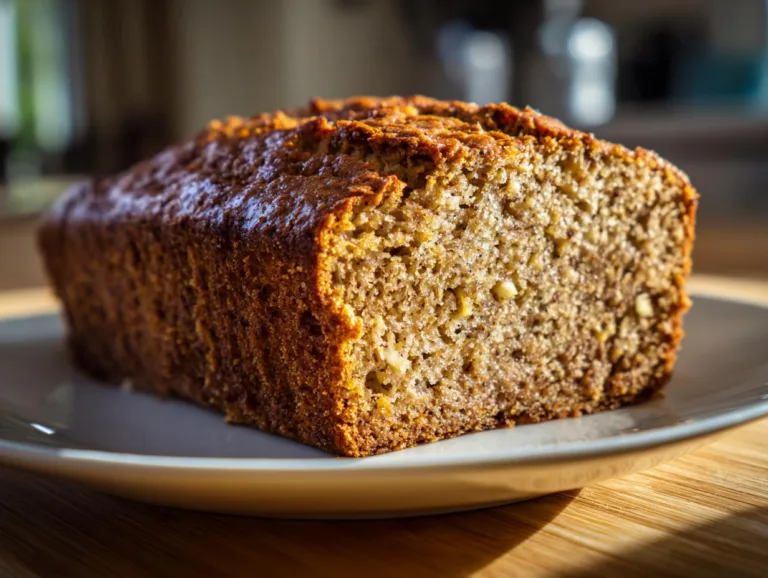 Healthy Banana Oat Bread