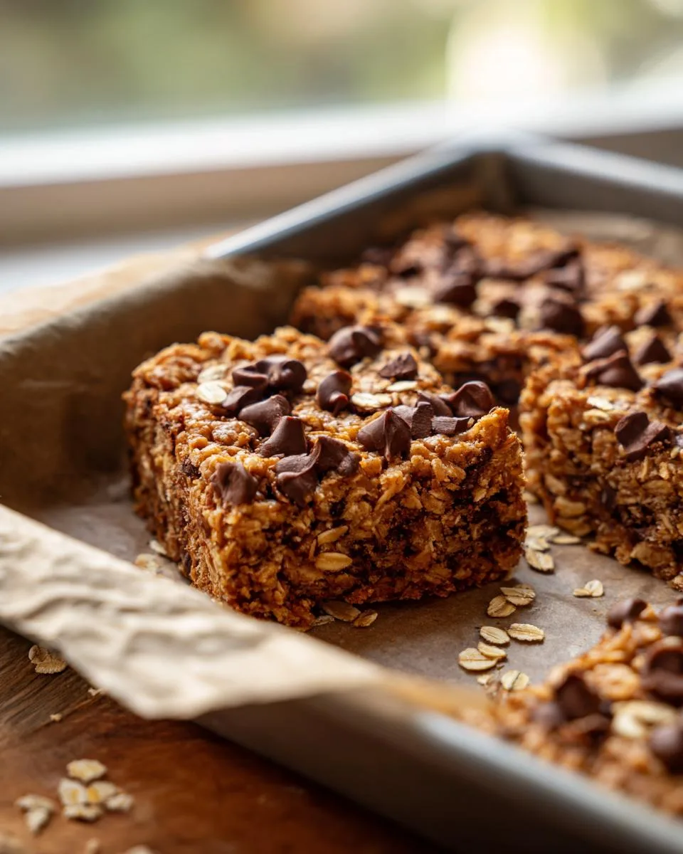 Healthy Oatmeal Cookie Bars - detail 1