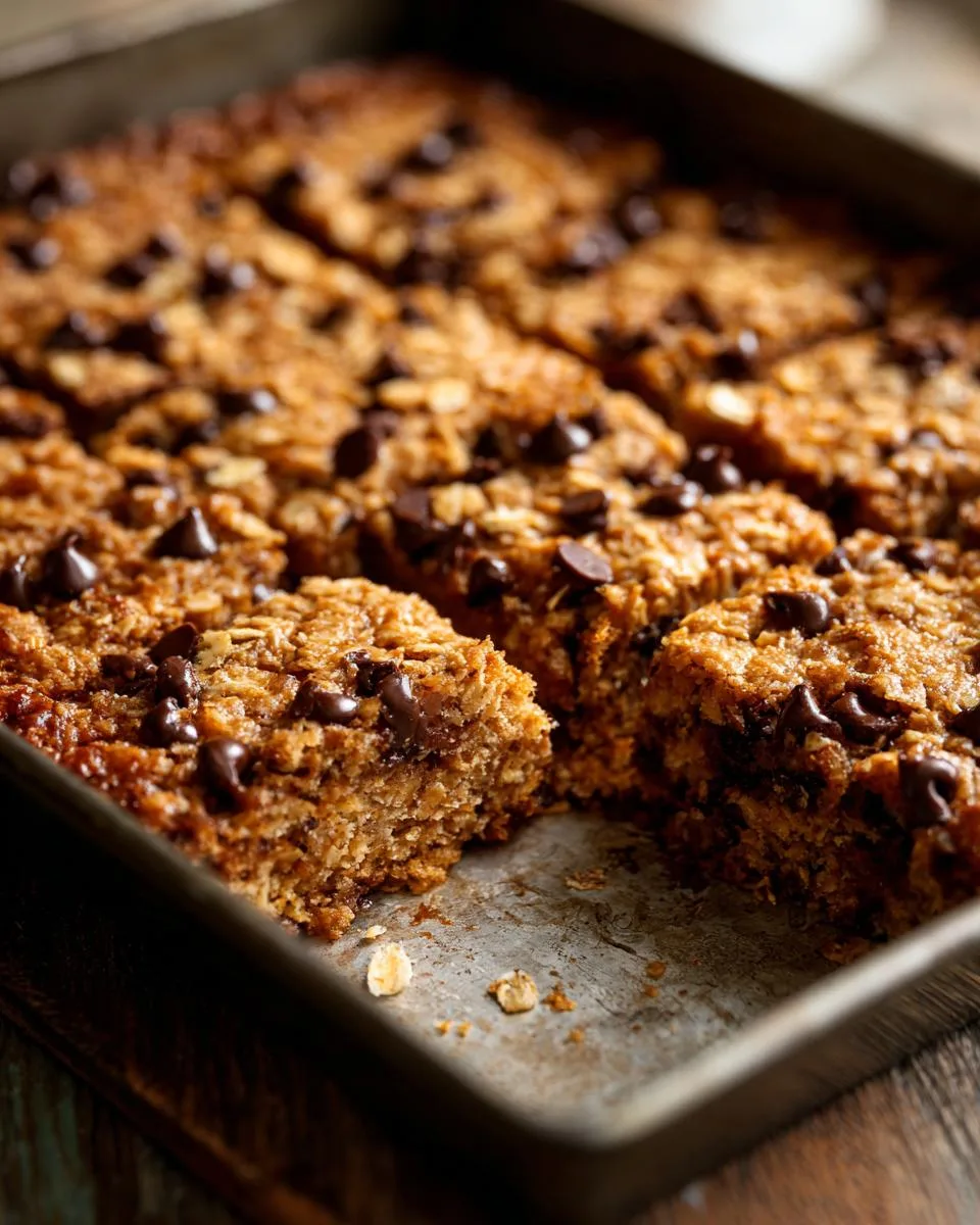 Healthy Oatmeal Cookie Bars - detail 3