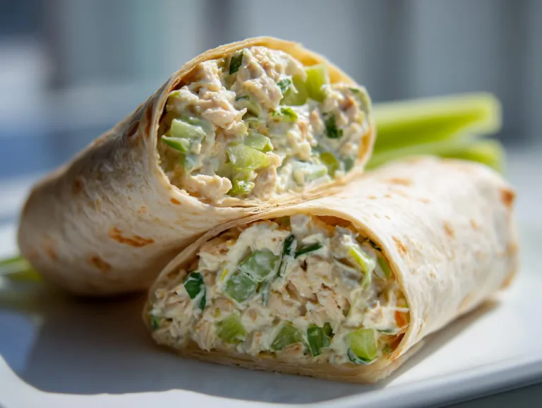 High Protein Chicken Salad Wraps