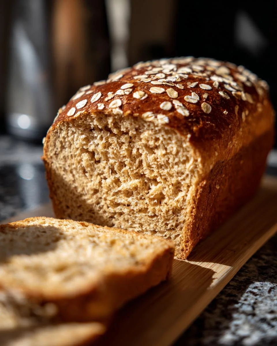 Homemade Honey Wheat Bread - detail 3