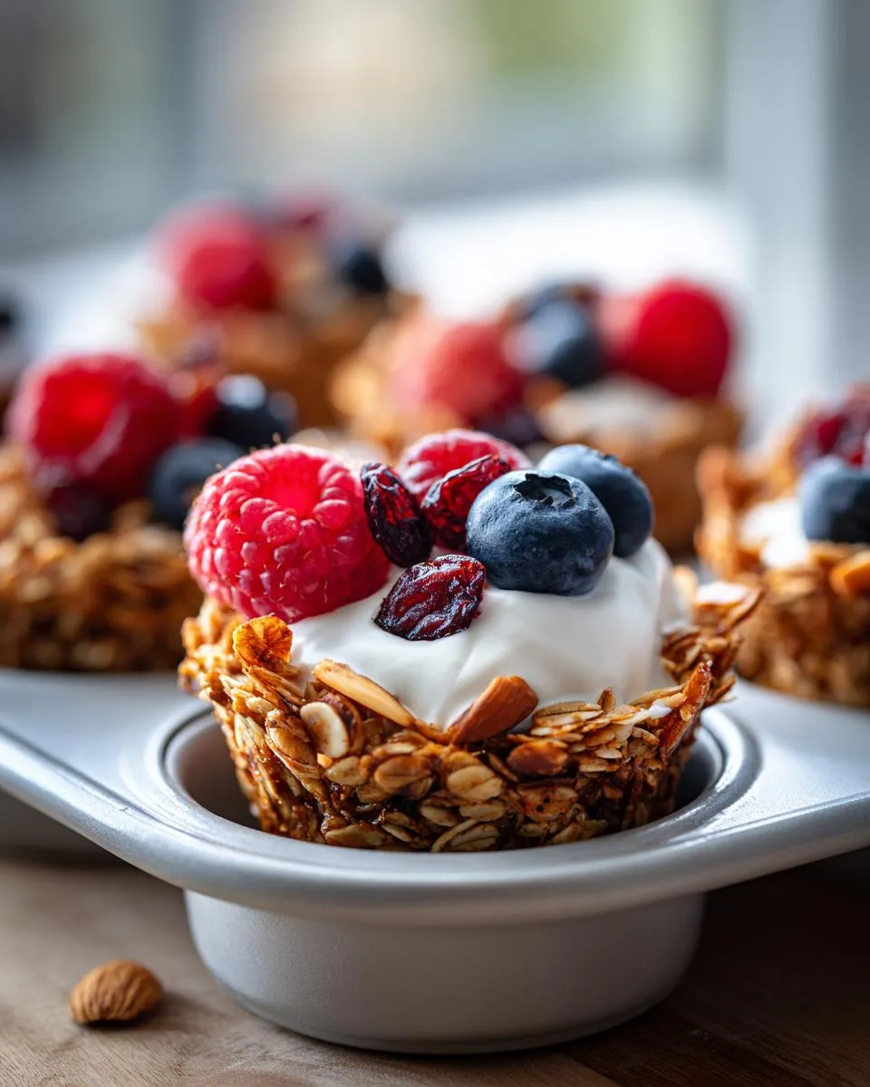 Honey Cinnamon Breakfast Granola Cups - detail 1