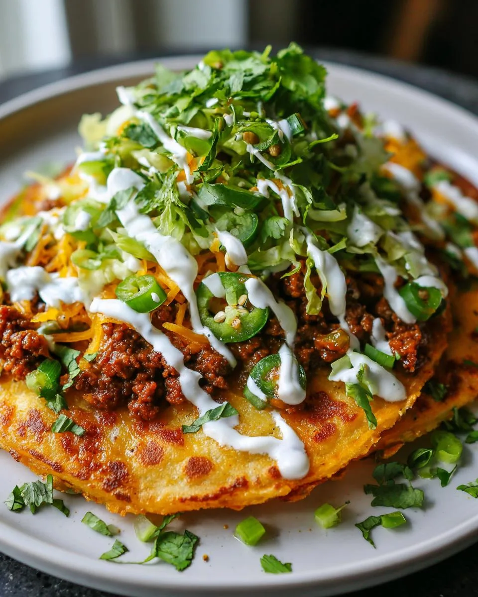 Jalapeno Popper Smashed Tacos - detail 2