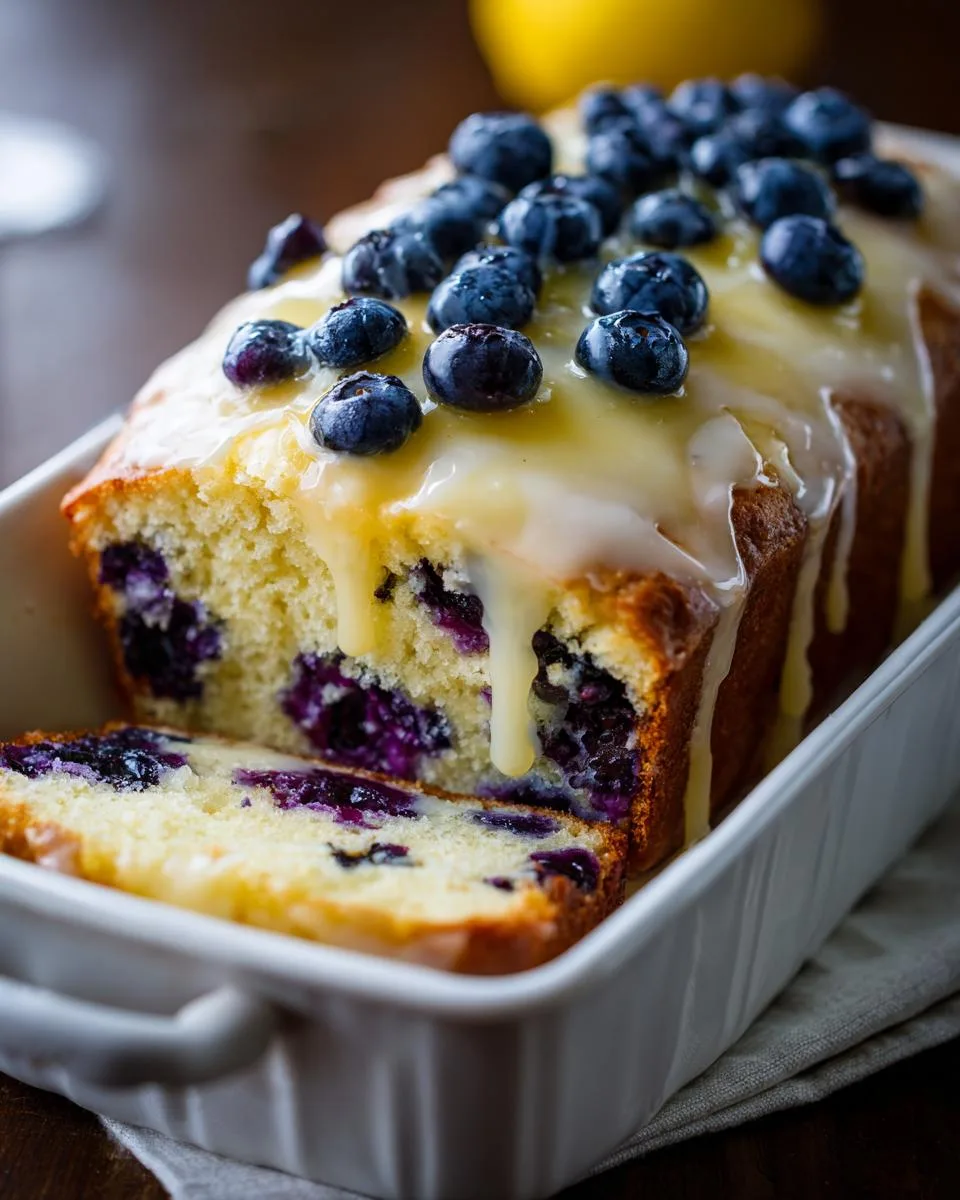 Lemon Blueberry Breakfast Loaf - detail 1