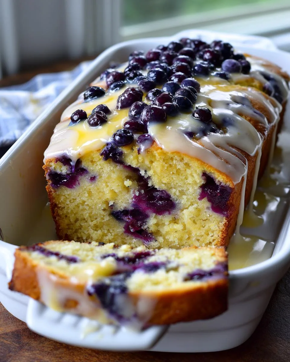 Lemon Blueberry Breakfast Loaf - detail 3