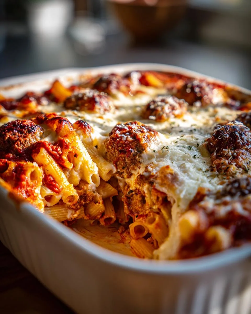 Meatball Pasta Bake - detail 3