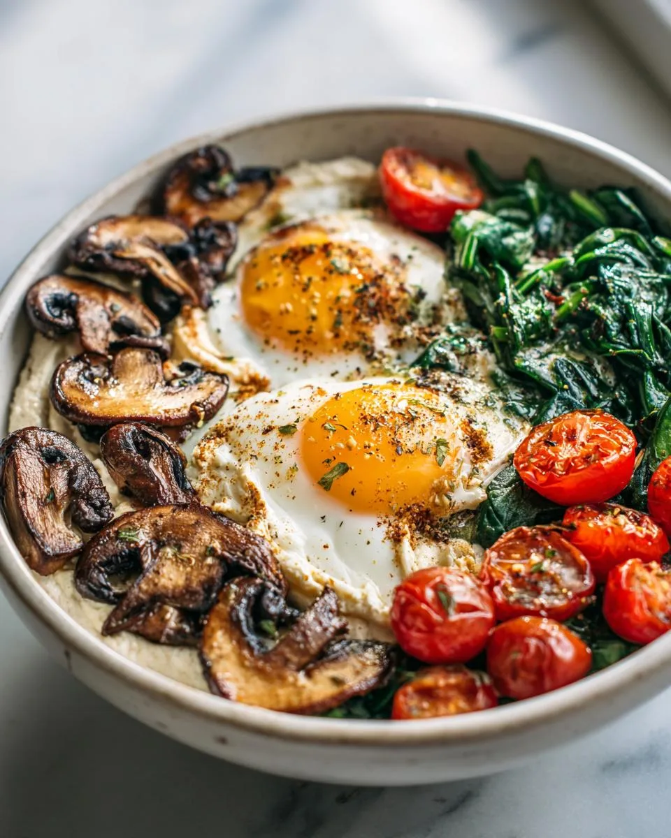 Mediterranean Egg Breakfast Bowls - detail 1