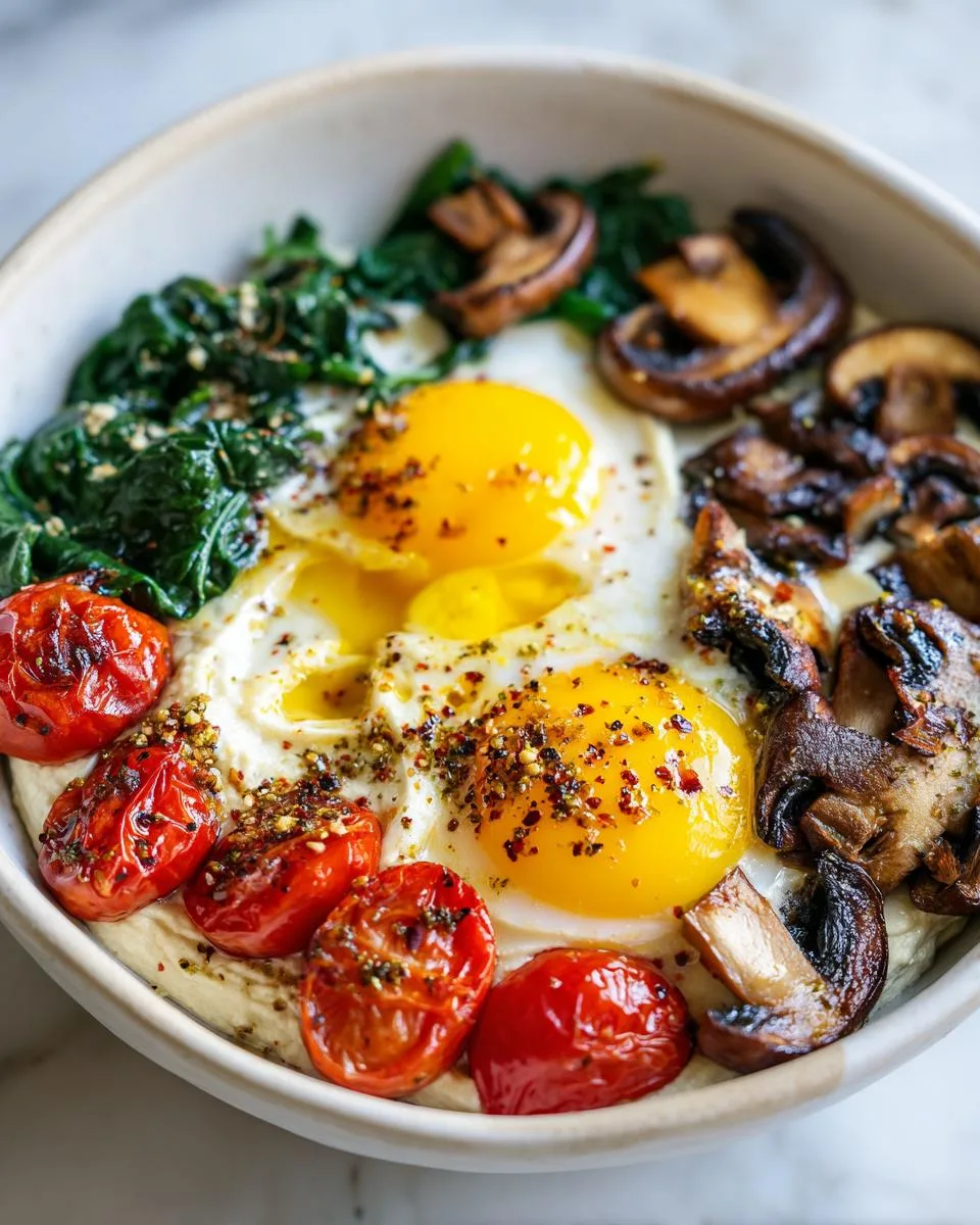 Mediterranean Egg Breakfast Bowls - detail 3