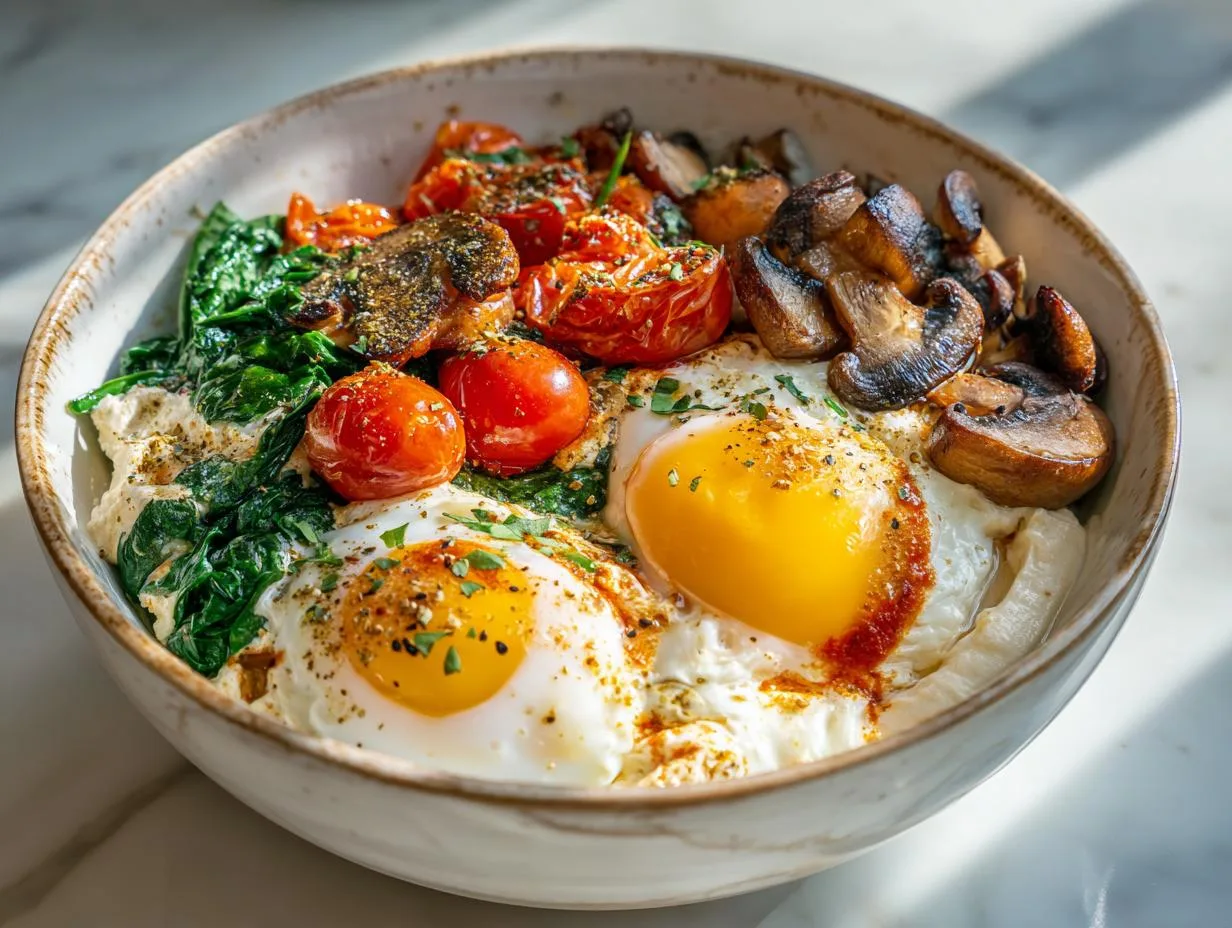 4-Ingredient Mediterranean Egg Breakfast Bowls That Wow