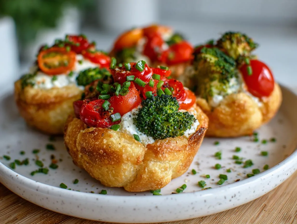15-Minute Mini Veggie Pizza Bites That Wow Every Guest